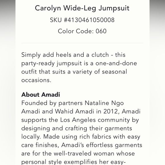 ANTHROPOLOGIE AMANDI Red Carolyn Wide-Leg Jumpsuit Sz Med NWT - Picture 5 of 8